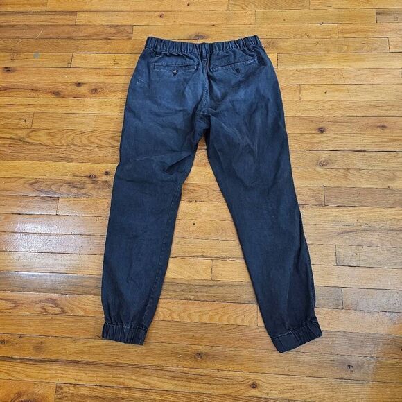 Bear Bottom Denim Joggers Mens Medium Black Slim Cuffed - Picture 3 of 9